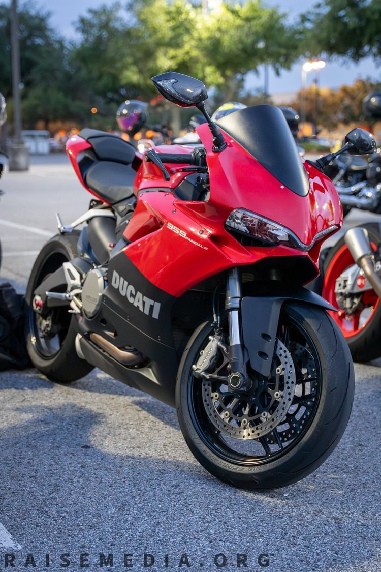 Red Ducati Sport Bike