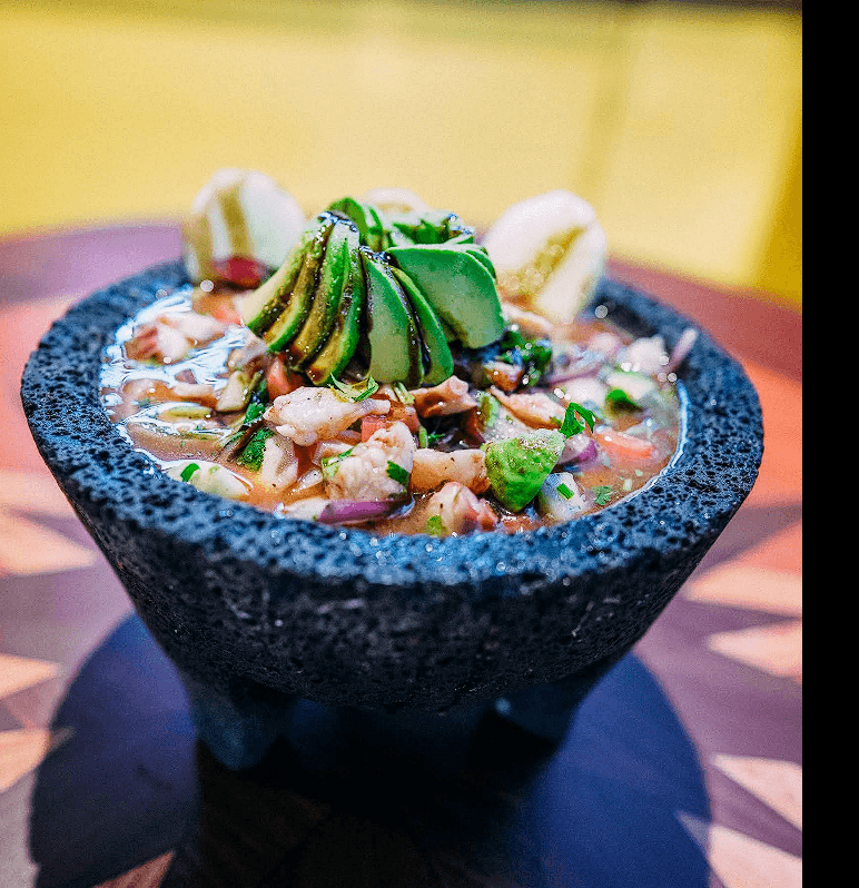 Seafood platter at La Campana Mexican & Seafood Restaurant